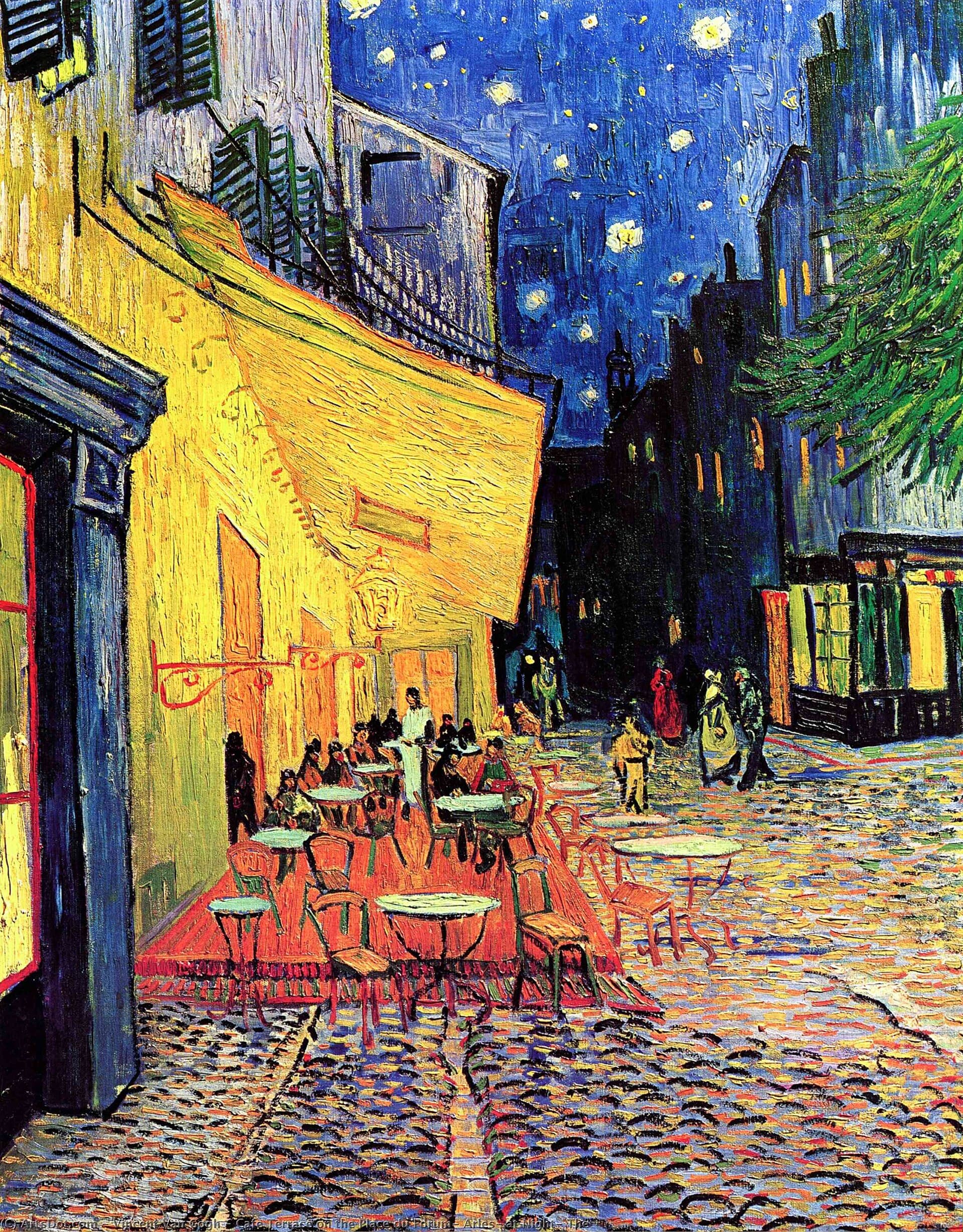 Terraza de café por la noche de Vincent van Gogh
